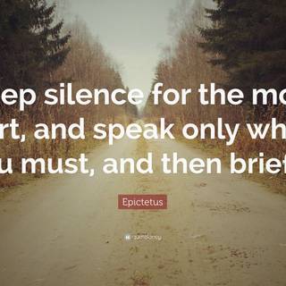Silence quotes wallpaper