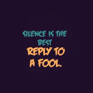 Silence quotes wallpaper