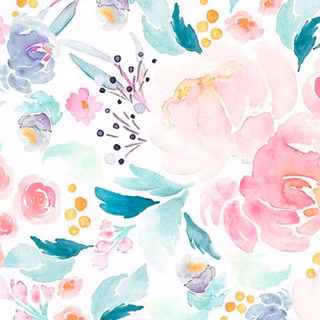 Spring watercolors wallpaper