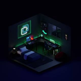 Chroma Lair wallpaper