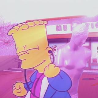 Simpsonwave wallpaper