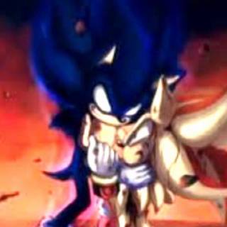 Dark Sonic vs Super Shadow wallpaper
