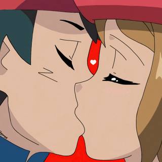 Pokémon kiss wallpaper