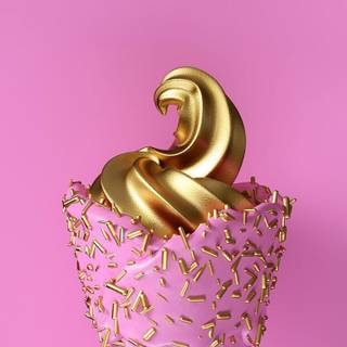 Pink ice cream wallpaper