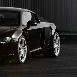 Black Audi R8 wallpaper