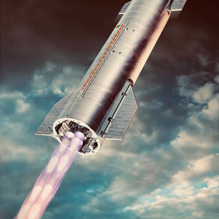 Starship iPhone wallpaper