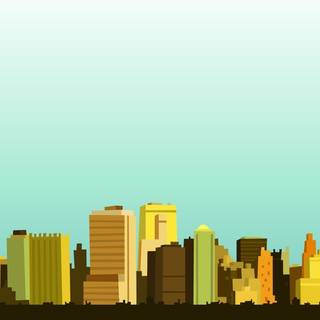 City vector wallpaper