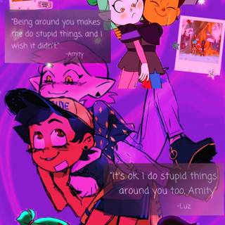 The Owl House Lumity wallpaper