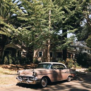 Phone retro summer wallpaper