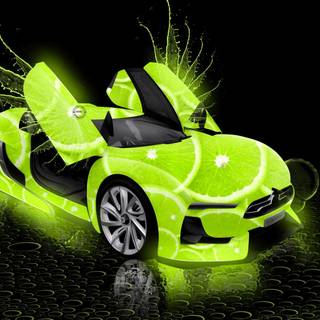 Abstract car wallpaper