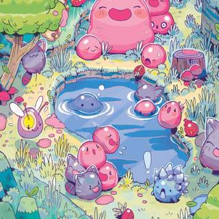 Aesthetic Slime Rancher wallpaper