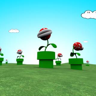 Mario Piranha Plant wallpaper