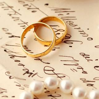 Just married wallpaper