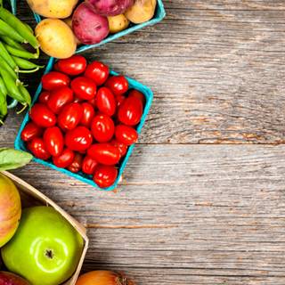 Organic food wallpaper