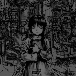 Serial Experiments Lain aesthetic wallpaper