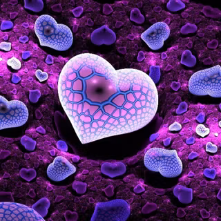 Heart laptop wallpaper