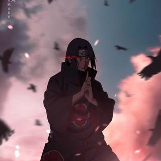 Aesthetic anime Itachi wallpaper