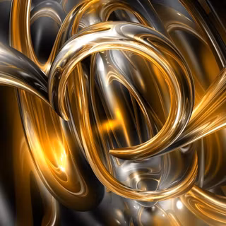Golden abstract wallpaper