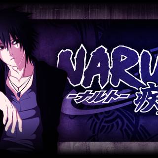 Sasuke desktop purple wallpaper