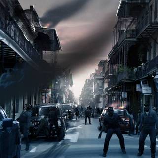 Zombie invasion wallpaper