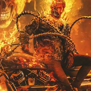 Ghost Rider logo wallpaper