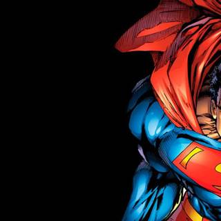 Superman art iPhone wallpaper