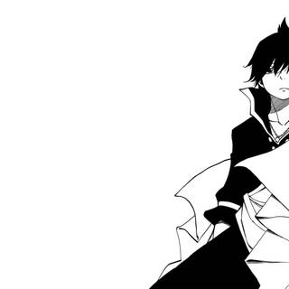 Black manga desktop wallpaper