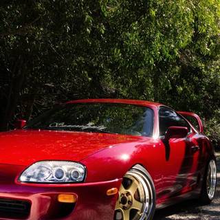 Toyota Supra iPhone wallpaper