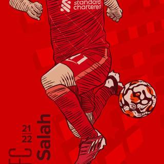 Mo Salah iPhone 2021 wallpaper