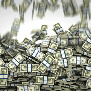 Falling money wallpaper