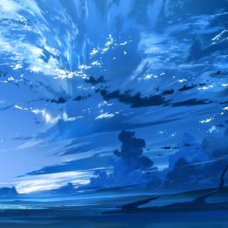 Blue sky 4k wallpaper