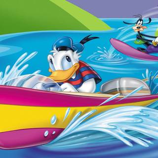 Waterskiing wallpaper