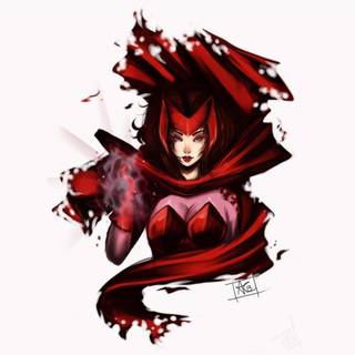 Scarlet Witch desktop HD wallpaper