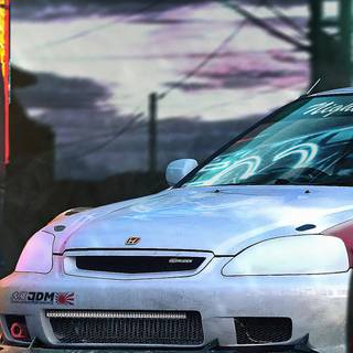 Honda Civic Coupe supercar wallpaper