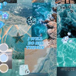 iPhone 11 summer collage wallpaper