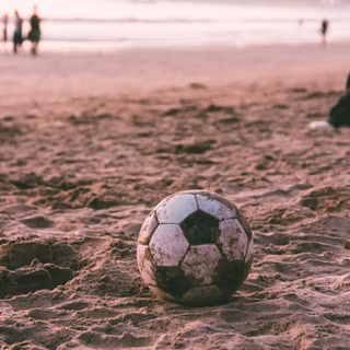 Beach soccer wallpaper