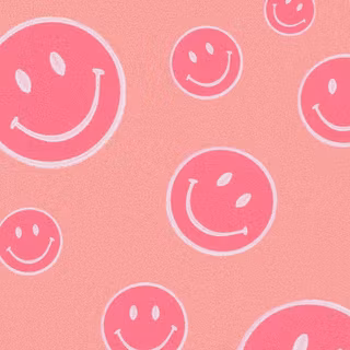 Preppy smiley face wallpaper