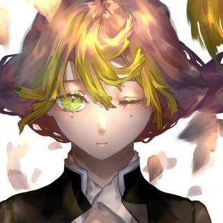 Shinobu and Mitsuri laptop wallpaper