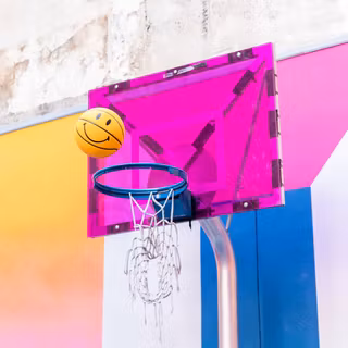 Purple aesthetic basketball wallpaper