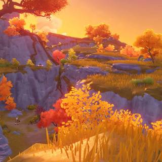 Genshin scenery wallpaper