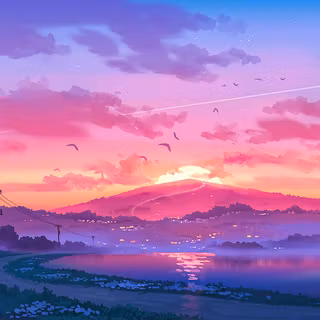 Landscape HD digital art wallpaper