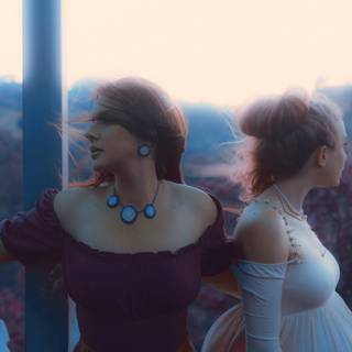 Blue Banisters wallpaper