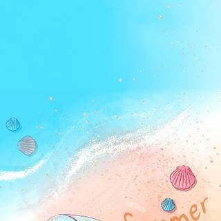 Summer drawings wallpaper