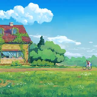 Summer drawings wallpaper