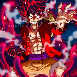 Sun God Luffy wallpaper