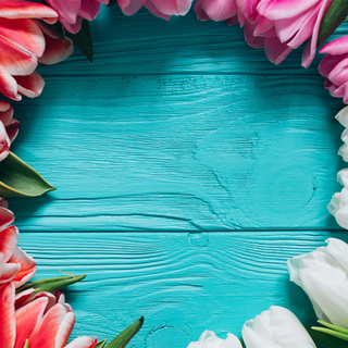 Spring flower wood wallpaper