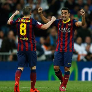 Xavi and Iniesta wallpaper