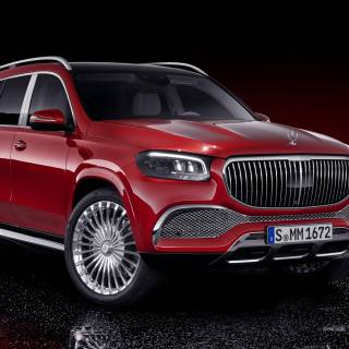 Mercedes GLS red wallpaper