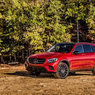 Mercedes GLS red wallpaper