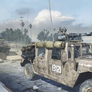 Humvee Minigun wallpaper